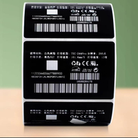 Pita Tinta Printer Barcode Berbasis Resin Putih 30-110mm Film Transfer Termal untuk Label Kertas Sintetis PP/PET/TPU/PE