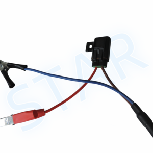 Kauçuk çizme LAPP kablo montajı ile özel 2 Pin Deutsch dişi konnektör DT06-2S timsah klibi ile otomatik güç kablo demeti - Product Image 3