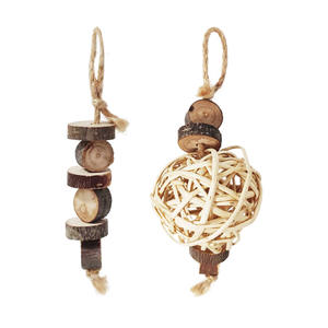 Puerta Masticable Anti-mordidas <span class=keywords><strong>de</strong></span> Madera Maciza para Conejos, Chinchillas y Perros <span class=keywords><strong>de</strong></span> <span class=keywords><strong>las</strong></span> <span class=keywords><strong>Praderas</strong></span>, Juguete para Aliviar el Aburrimiento y la Dentición - Product Image 1