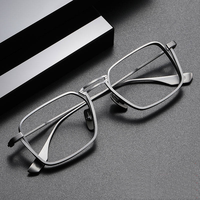Firstsense Nouveauté Lunettes de vue pour hommes avec monture en alliage, lunettes de créateur à monture carrée, style simple, lunettes pour hommes, logo personnalisé
