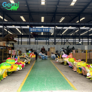 Gecai vui chơi giải trí công viên đi xe cơ khí khủng long đi xe cho trẻ em - Product Image 3