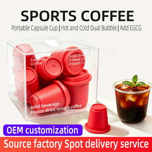 Capsules de <span class=keywords><strong>café</strong></span> lyophilisé 100% Arabica amères pour la perte de poids, amincissantes et brûle-graisses, vente en gros, emballage personnalisé OEM, <span class=keywords><strong>café</strong></span> sportif - Product Image 1