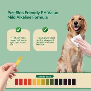 <span class=keywords><strong>Lingettes</strong></span> <span class=keywords><strong>pour</strong></span> animaux de compagnie en fibre de bambou ODM de haute qualité <span class=keywords><strong>pour</strong></span> chiens, biodégradables, organiques, fournitures de nettoyage personnalisées, 100% fibre de bambou, hypoallergéniques - Product Image 3