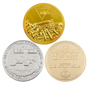 设计你自己的标志便宜促销定制纪念品硬币黄铜金属挑战硬币