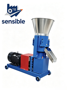Machine à granulés d'aliments pour animaux, équipement de traitement des aliments agricoles, broyeur de céréales avec trémie - Product Image 6