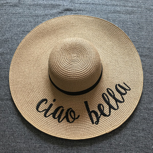 Sombrero plano de paja panameña con parte superior redonda y hebilla cuadrada personalizada, sombrilla de <span class=keywords><strong>turismo</strong></span> de verano, sombreros de pescador de ala grande, HT-2183 - Product Image 6