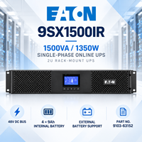 Eaton 9SX1500IR 9SX1500IR Onduleur monophasé en ligne Eaton Power Management 1500VA/1350W 9103-63152 Onduleur en rack Onduleur en tour