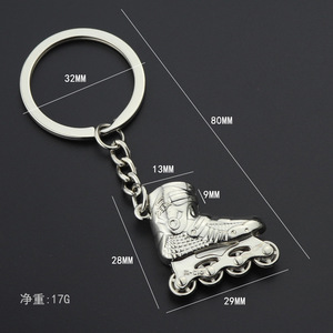 Students <strong>Gifts</strong> Schoolbag Decoration <strong>Skating</strong> Shoes Keychain Roller Skate <strong>Ice</strong> Skate Keychains - Product Image 3