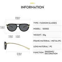 Lunettes de soleil tendance pour femmes, à double pont noué, pour l'été, protection UV400, verres AC
