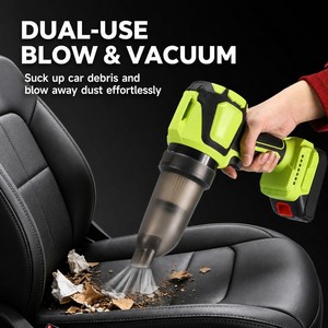 Soffiatore e Aspirapolvere Portatile Senza Fili Brushless 1000W ad Alta Potenza per Pulizia Tastiera PC, Certificato CE - Product Image 2