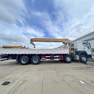 Prix d'usine Sinotruk HOWO Camion grue 8x4 monté sur châssis 14 tonnes 16 tonnes à vendre - Product Image 4