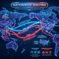 Livraison rapide porte à porte Dpd Sea Cost Ddu Ddu/Ddp Cargo Shipping Lcl Express Ddp Agent vers Canada États-Unis
