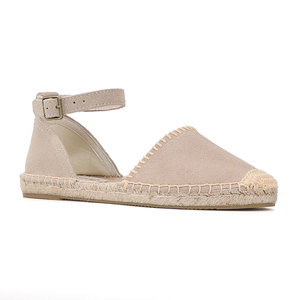 Sandalias <span class=keywords><strong>Romanas</strong></span> de Ante Vacuno Directas de Fábrica, <span class=keywords><strong>Alpargatas</strong></span> de Verano sin Cordones, Zapatos de Venta Caliente para Niñas, Precio Competitivo del Mercado - Product Image 3
