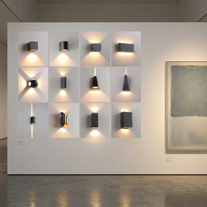Lámpara de Pared <span class=keywords><strong>LED</strong></span> para Exteriores, Impermeable, Moderna y Creativa, para Jardín, Villa, Balcón, Valla, <span class=keywords><strong>Fachada</strong></span> - Product Image 2