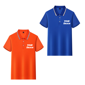 Bordado personalizado para hombre y serigrafía para camiseta de polo 100% poliéster liso Golf Jersey tejido de punto - Product Image 2