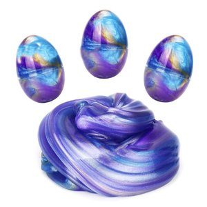 24 œufs de Pâques <span class=keywords><strong>en</strong></span> <span class=keywords><strong>slime</strong></span> de dinosaure pour enfants, garçons et filles, cadeaux de fête et garnitures de paniers de Pâques, jouets anti-stress - Product Image 1