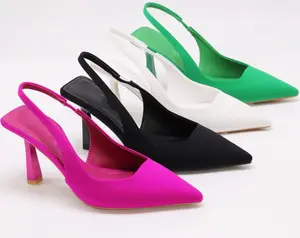 Vente en gros de chaussures de luxe pour femmes de créateur à talons de haute qualité chaussures à talons élégantes pour femmes