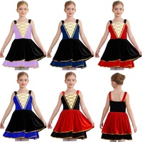 6-16 10-14 tahun kostum anak remaja perempuan, pakaian pertunjukan Cosplay, gaun pesta anak-anak elegan
