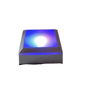 Base d'affichage LED tactile multicolore pour boule et cube de cristal, support carré lumineux à LED - Product Image 3