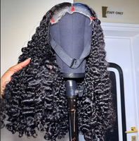 Perruques Lace Front 100% Cheveux Humains Frisés Kinky, Vierge, Alignées aux Cuticules, Origine Vietnamienne, Brésilienne, Cambodgienne, pour Femmes Noires - Vente en Gros