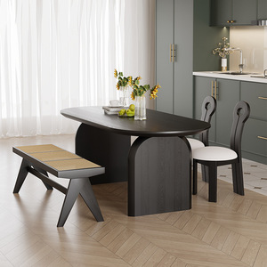 Set Tavolo <span class=keywords><strong>da</strong></span> <span class=keywords><strong>Pranzo</strong></span> in Legno di Lusso Moderno Personalizzabile per <span class=keywords><strong>Sala</strong></span> <span class=keywords><strong>da</strong></span> <span class=keywords><strong>Pranzo</strong></span> Domestica, <span class=keywords><strong>Cucina</strong></span> <span class=keywords><strong>e</strong></span> Uso Commerciale in Ristoranti - Product Image 3