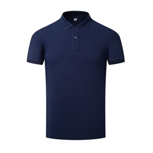 Direct de l'usine Polo en coton pour hommes T-shirt polo à manches courtes en tricot décontracté Chemises à coupe classique - Product Image 3
