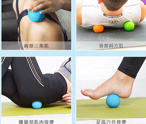 Erstklassige Gummi <span class=keywords><strong>massage</strong></span> bälle Lacrosse bälle für die myofasziale Freisetzung spunkt therapie Muskel knoten und Yoga-Therapie - Product Image 6