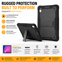 Étui robuste pour tablette avec protection intégrale, coussinets supplémentaires, antichoc, avec béquille intégrée pour Celero Tab 5G