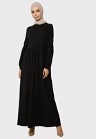 Oem Custom Middle East Dubai Nouvelle Mode Robe abaya perlée à manches longues et col claudine pour femmes arabes
