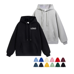 <span class=keywords><strong>Logo</strong></span> imprimé 450gsm sweat à capuche lourd <span class=keywords><strong>renard</strong></span> argenté laine polaire sweat à capuche sweats à capuche personnalisés pour hommes - Product Image 4