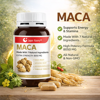 Capsules de racine de Maca 7 en 1 avec Ashwagandha, Ginseng et Tribulus pour l'énergie et le soutien de l'humeur, pilules d'agrandissement du pénis à base de Maca.