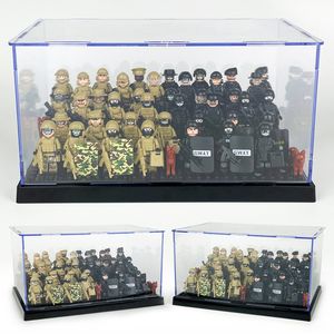 BLOCKMOC 10710 Plastic <b>Clear</b> Dustproof Action Figure & Building Block <b>Display</b> Cabinet for Ages 6+ Kid Intelligence Development - Product Image 6