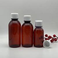 Flacon en plastique PET de haute qualité pour solution orale, sirop pharmaceutique, sirop contre la toux