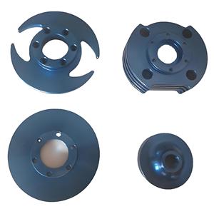 Accessori per <span class=keywords><strong>Moto</strong></span> <span class=keywords><strong>in</strong></span> Lega di Alluminio Lavorati CNC con Tolleranza Stretta: Foratura, Brocciatura, Tornitura, Fresatura, Smussatura, Elettroerosione a Filo - Product Image 1