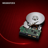 Disque dur performant BlackWD2003FZEX 2 To 7200 tr/min SATA 6 Gbit/s 64 Mo de cache 3,5 pouces pour le stockage, la sauvegarde, les jeux et les fichiers multimédias sur ordinateur de bureau