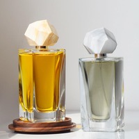 Vente en gros de flacons de parfum vides en verre de luxe, atomiseurs rechargeables de 30 ml, 50 ml, 100 ml, flacons compte-gouttes