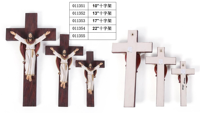 Statue Catholique de Jésus en Résine – Notre-Dame de la Vierge Marie, Crucifix et Décoration Religieuse Chrétienne – Cadeaux d'Église en Gros