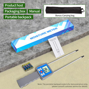 ZESHUN MT30 Tragbares Digitales Hygrometer Bodenfeuchtemessgerät 0,5% Genauigkeit 4xAA Batteriebetrieben Multifunktional für Futtergras - Product Image 1