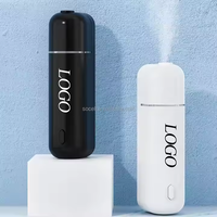 Diffuseur d'arômes de voiture portable à piles, rechargeable par USB, machine à huile essentielle ultrasonique, clip de ventilation, désodorisant d'air personnalisé A807
