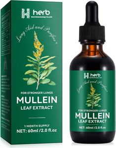 ODM/OEM Private Label 16-in-1 Mullein Leaf Extract Oral Liquid <b>Complex</b> <b>Vitamins</b> <b>Minerals</b> Lung Cleanse Respiratory Immunity Black - Product Image 1