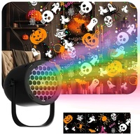 Projecteur LED à motif dynamique Lampe d'ambiance colorée pour bar de fête en plein air-Projection de Noël Contrôle sans fil