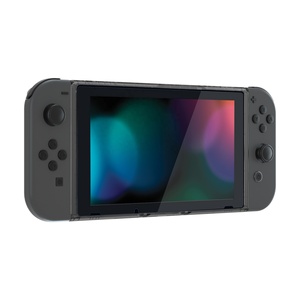 EXtremeRate NS Controller Clear Black DIY Housing Shell Replacement Faceplate Front Frame for Nintendo <b>Switch</b> Console - Product Image 5