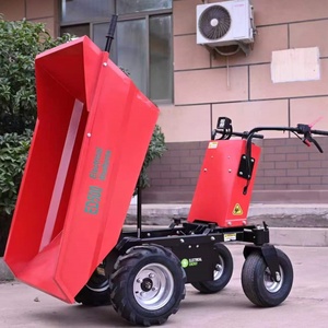 Mini-benne électrique écologique, compacte 300 °   Chariot à benne basculante flexible pour chantier - Product Image 3