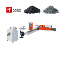 Ligne de granulateur d'extrudeuse de pelletisation à vis unique HDPE/PE/PP LDPE PP PE PS Double granulateurs Machine de recyclage des déchets plastiques