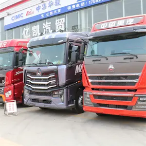 Hoofd Howo Hoge Kwaliteit China Goedkope Nieuwe T 7H 390hp Sino 440 Aanhangwagen Prijs 4X2 6X6 Daewoo Novus Gebruikte Tractor Vrachtwagen