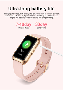 Pulsera Inteligente G301, Resistente al Agua 3ATM, Batería de Larga Duración, Pantalla HD de 1.47'', Reloj para Deportes al Aire Libre, Monitor de Actividad Física, Reloj Inteligente - Product Image 4