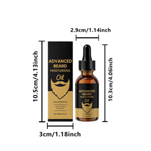 Kit de soin et de coiffage de la moustache pour homme, ingrédients personnalisé<span class=keywords><strong>s</strong></span>, biologique, huile de croissance de la barbe, huiles essentielles naturelles, 30 ml - Product Image 2