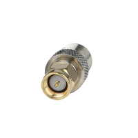 Adaptador Coaxial RF SMAJ-FK, Conector F a Convertidor SMA para Radios WiFi, Amplificador de Antena