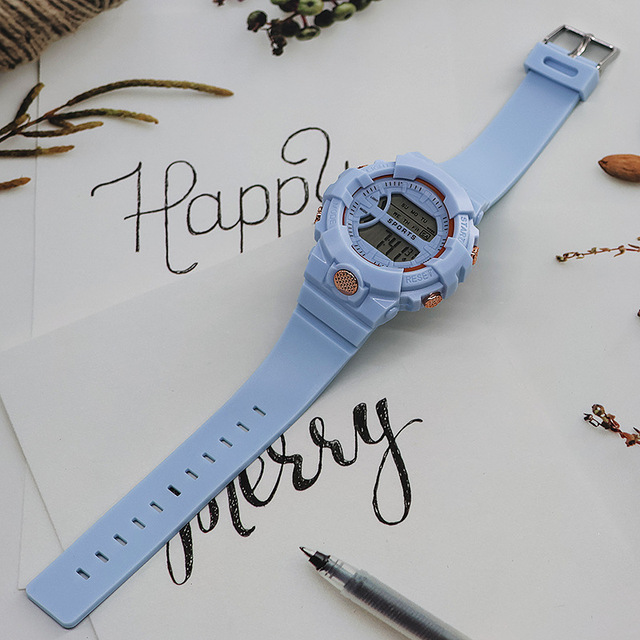 2026 Cheap Hot Selling LED Electronic Watch Round Digital Sports Watch Man Women Student Fashion Watch