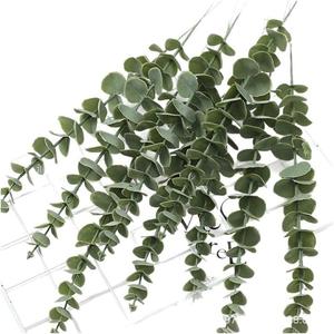 Foglie Artificiali di Alta Qualità, Piante Pendenti di <span class=keywords><strong>Eucalipto</strong></span>, Ornamenti per Pareti, Pannelli con Foglie Lunghe Artificiali - Product Image 6